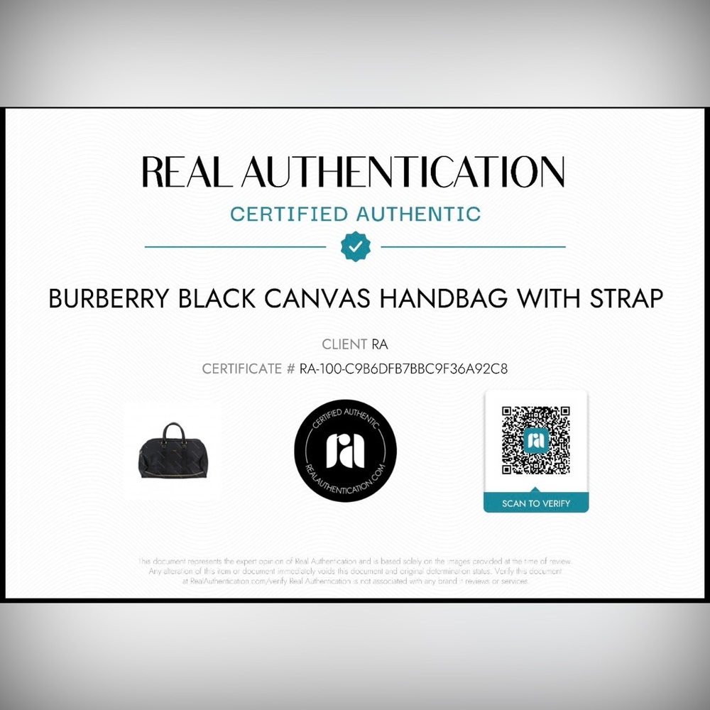 Burberry Golf 45 Black Duffel with House Check Pattern - Picture 11 of 11